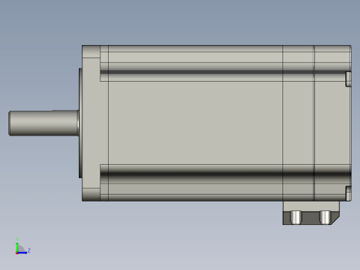 YK385EC127A1  85mm三相闭环步进电机（3D）缩略图