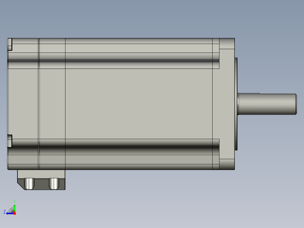 YK385EC127A1  85mm三相闭环步进电机（3D）