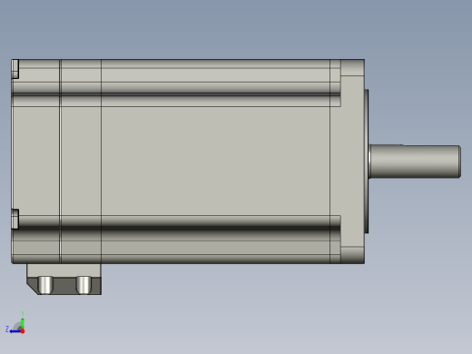 YK385EC127A1  85mm三相闭环步进电机（3D）缩略图