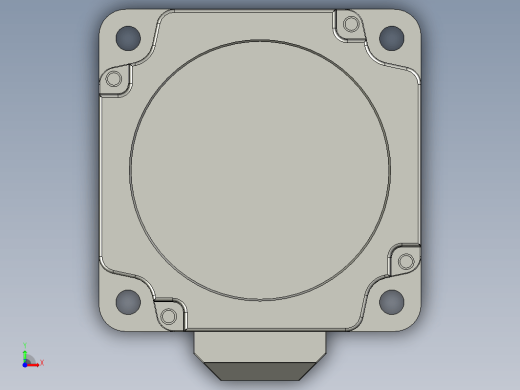 YK385EC127A1  85mm三相闭环步进电机（3D）缩略图
