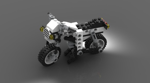 乐高科技组Lego 8810摩托车图纸缩略图
