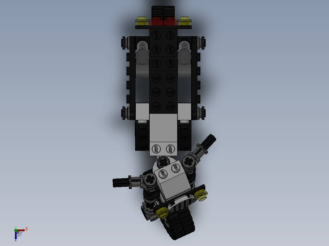 乐高科技组Lego 8810摩托车图纸