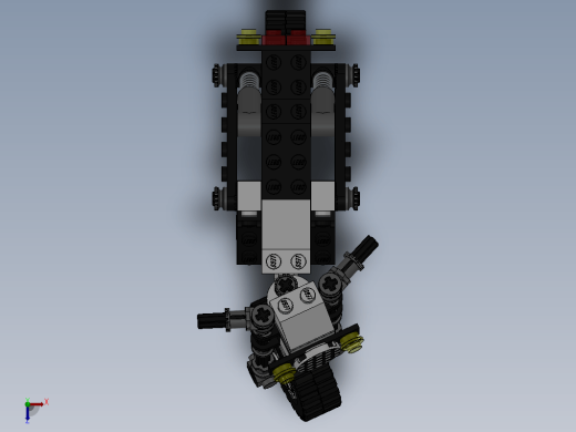 乐高科技组Lego 8810摩托车图纸缩略图