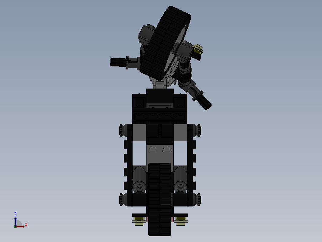 乐高科技组Lego 8810摩托车图纸