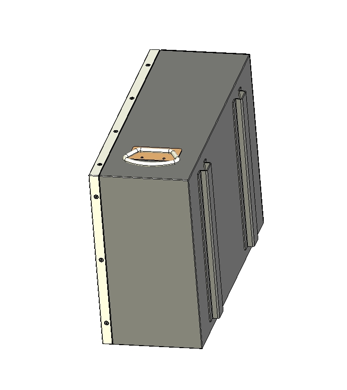 常用壁挂式储能电池设计三维Creo6.0带参