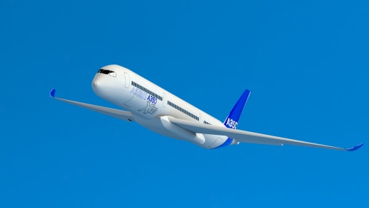 简易Airbus A350客机缩略图