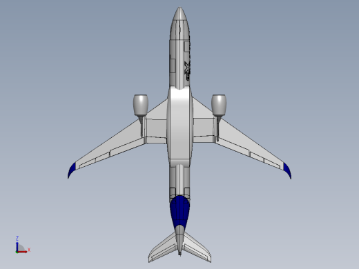 简易Airbus A350客机缩略图