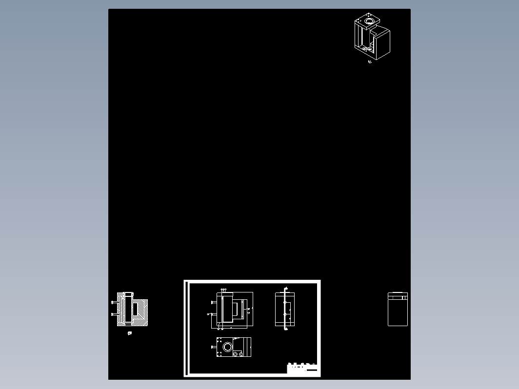 MJ0086 镗φ80mm孔夹具设计[课程设计]