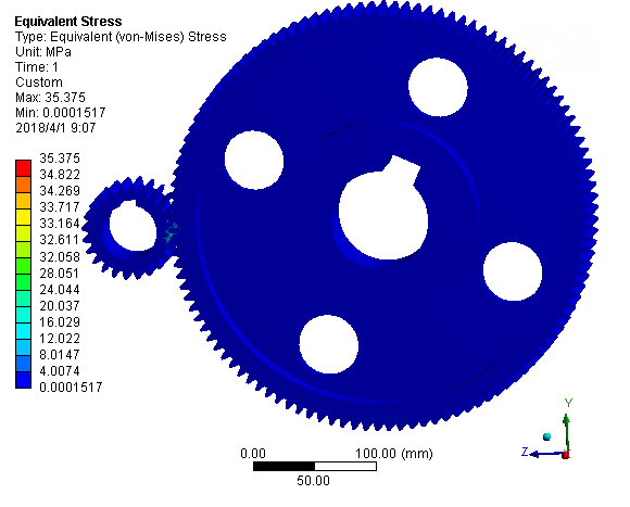 单级直齿圆柱齿轮减速器的设计及仿真三维SW2012无参+CAD+说明