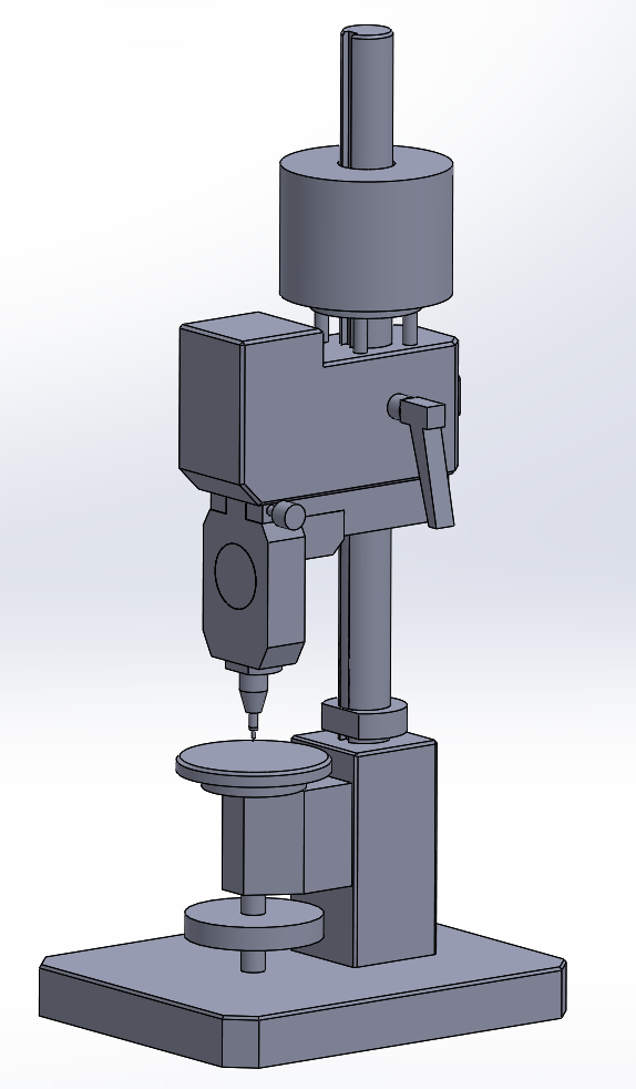 wick combi硬度计简易模型3D图纸 Solidworks设计2019 附STEP