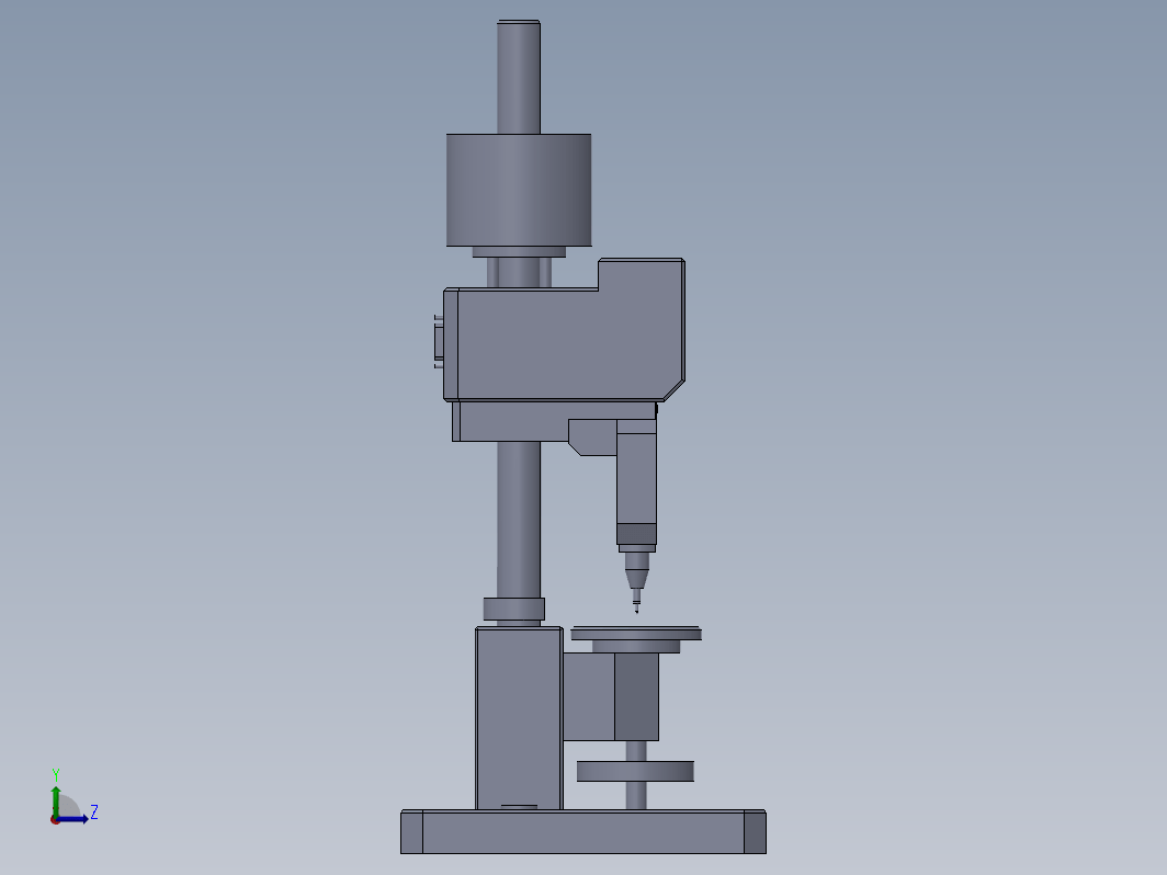 wick combi硬度计简易模型3D图纸 Solidworks设计2019 附STEP