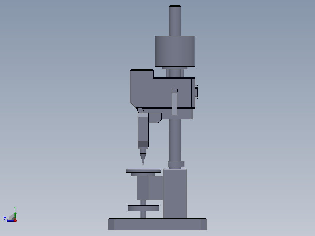 wick combi硬度计简易模型3D图纸 Solidworks设计2019 附STEP