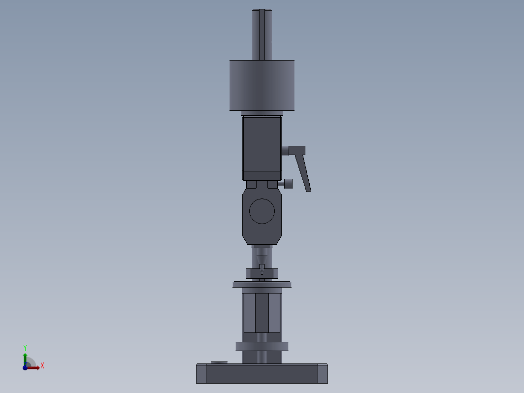 wick combi硬度计简易模型3D图纸 Solidworks设计2019 附STEP