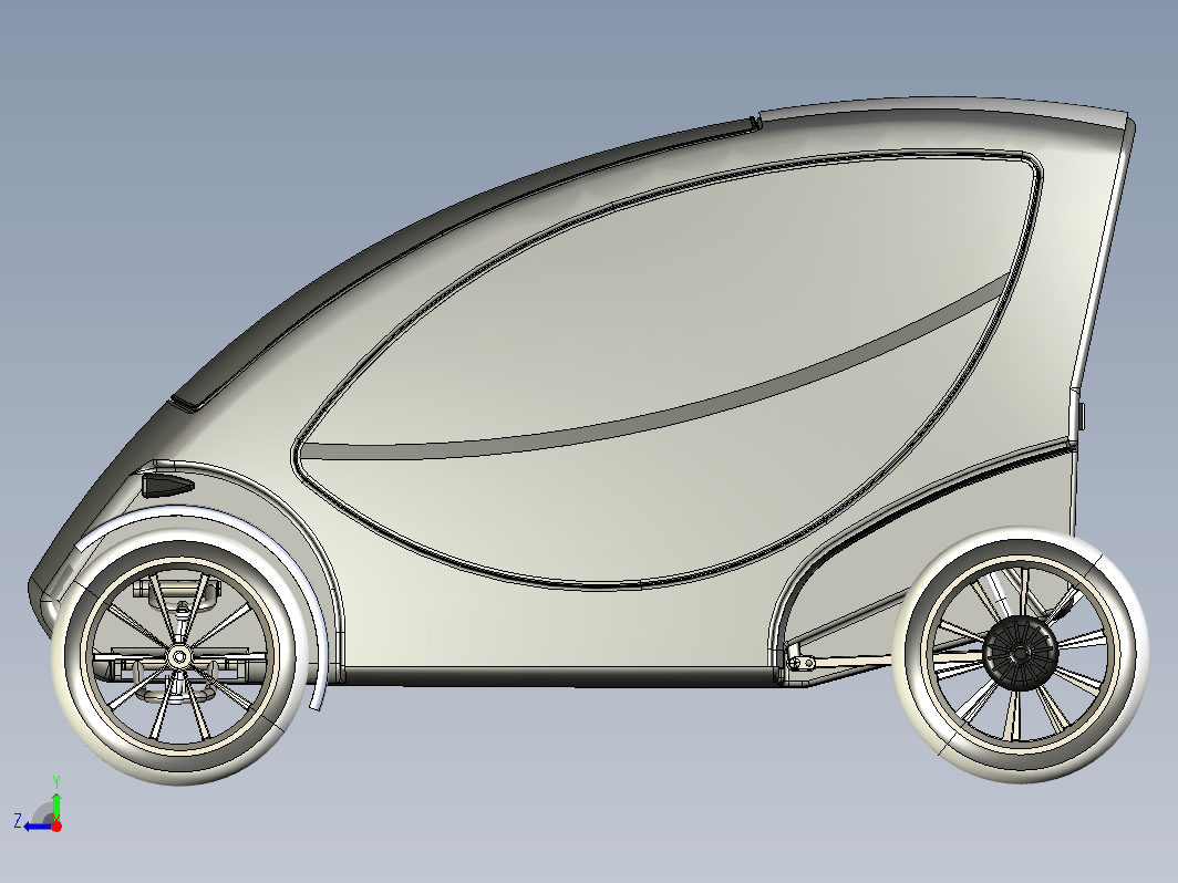 踏板辅助四轮 Pedal-assisted车