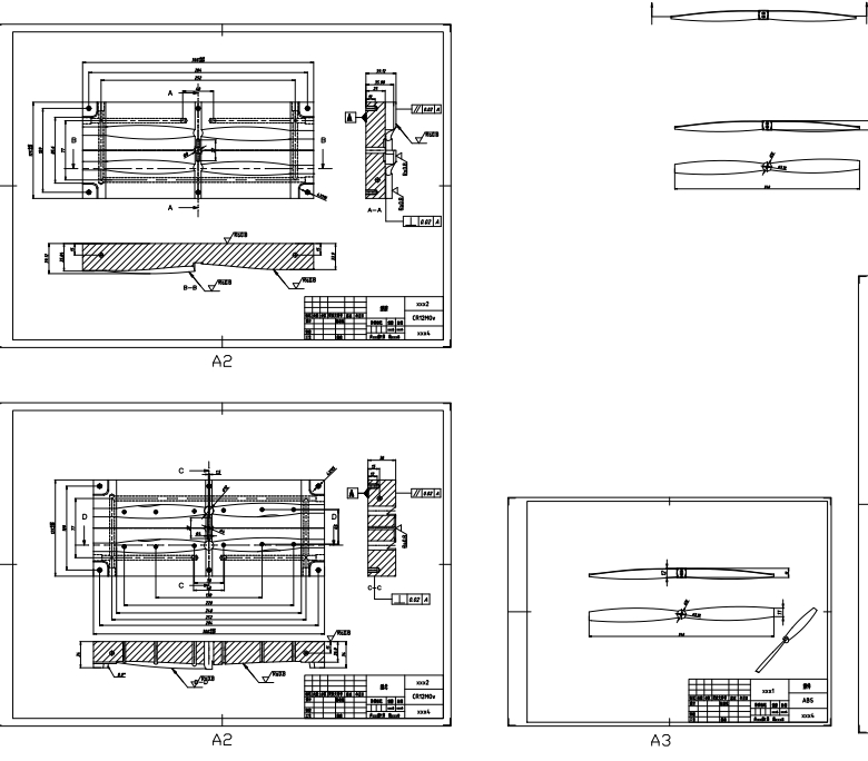 螺旋桨注塑模设计三维UG10.0带参+CAD+说明书