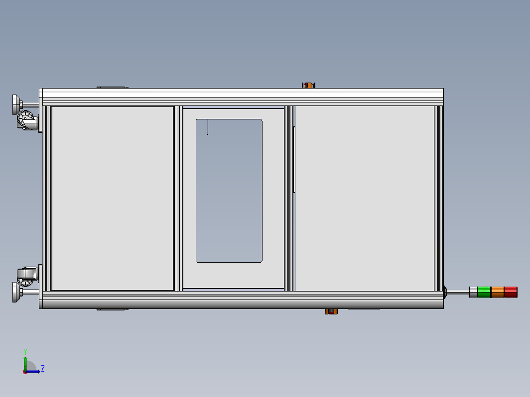 铝型材机架钣金造型-56