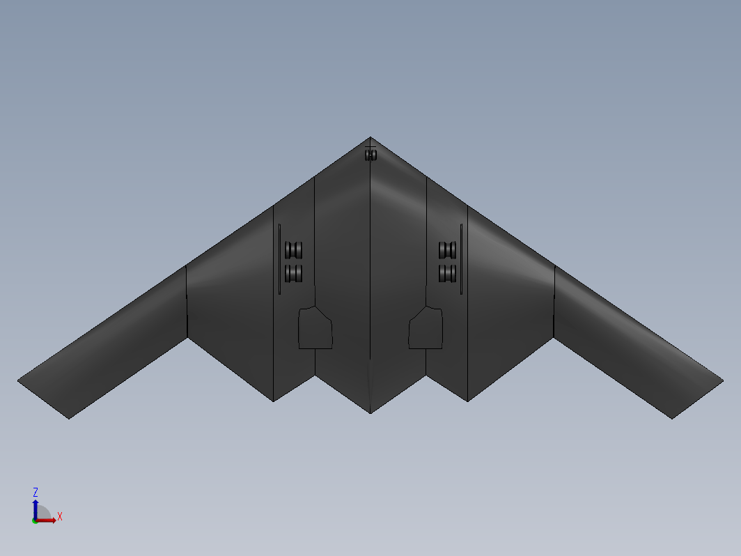 B-2 Spirit三角翼隐形轰炸机
