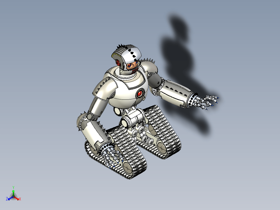 Terminator履带机器人模型