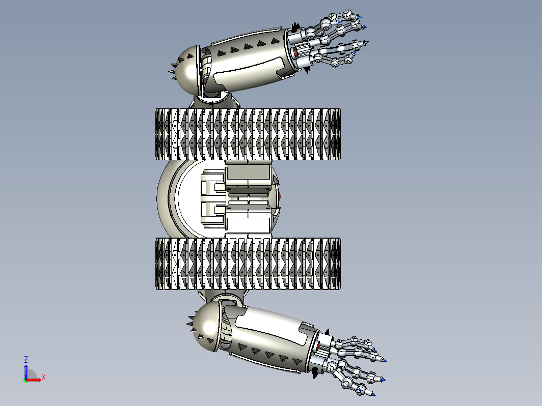 Terminator履带机器人模型