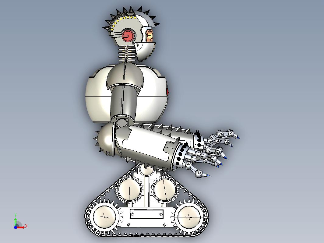 Terminator履带机器人模型