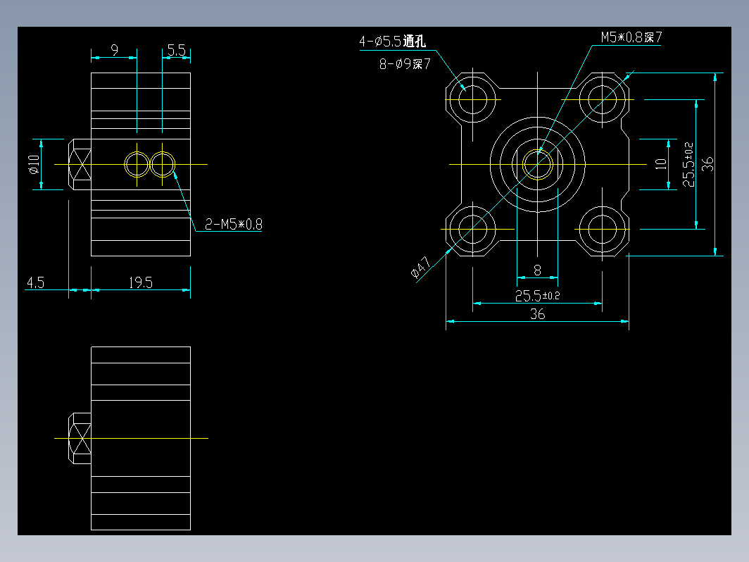 气缸 CQ2B20-D