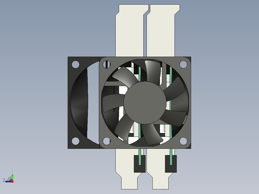 X540-T2双风扇架