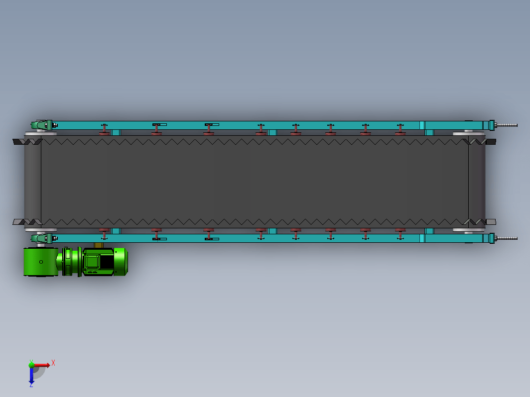 B800皮带秤三维SW2019带参