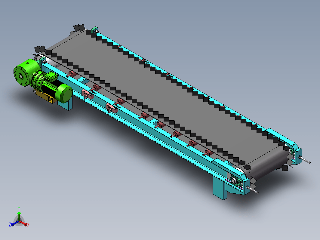 B800皮带秤三维SW2019带参