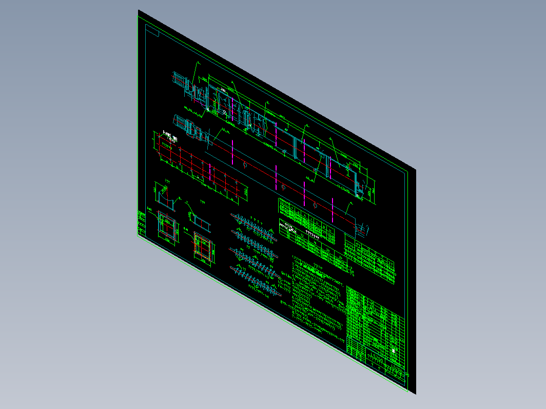 LS250螺旋输送机全部图纸