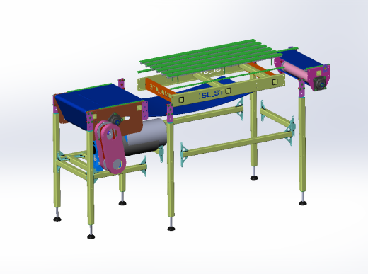 输送机3D数模图 MODULAR CONVEYOR缩略图