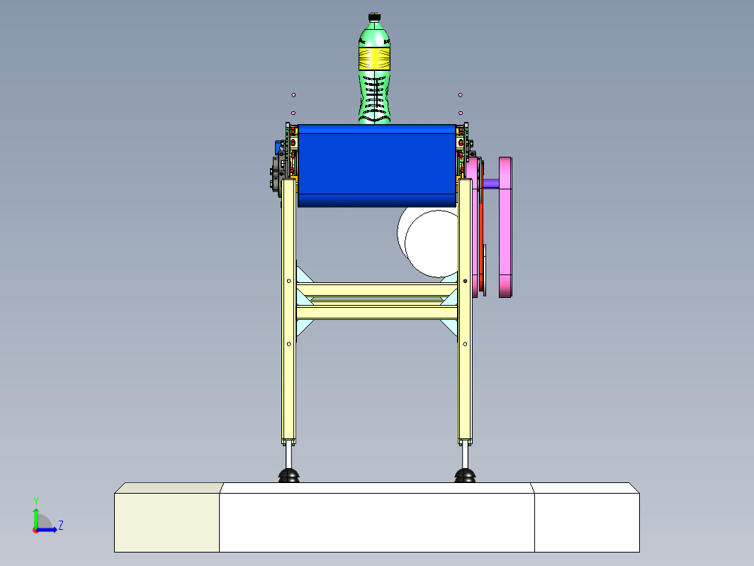 输送机3D数模图 MODULAR CONVEYOR