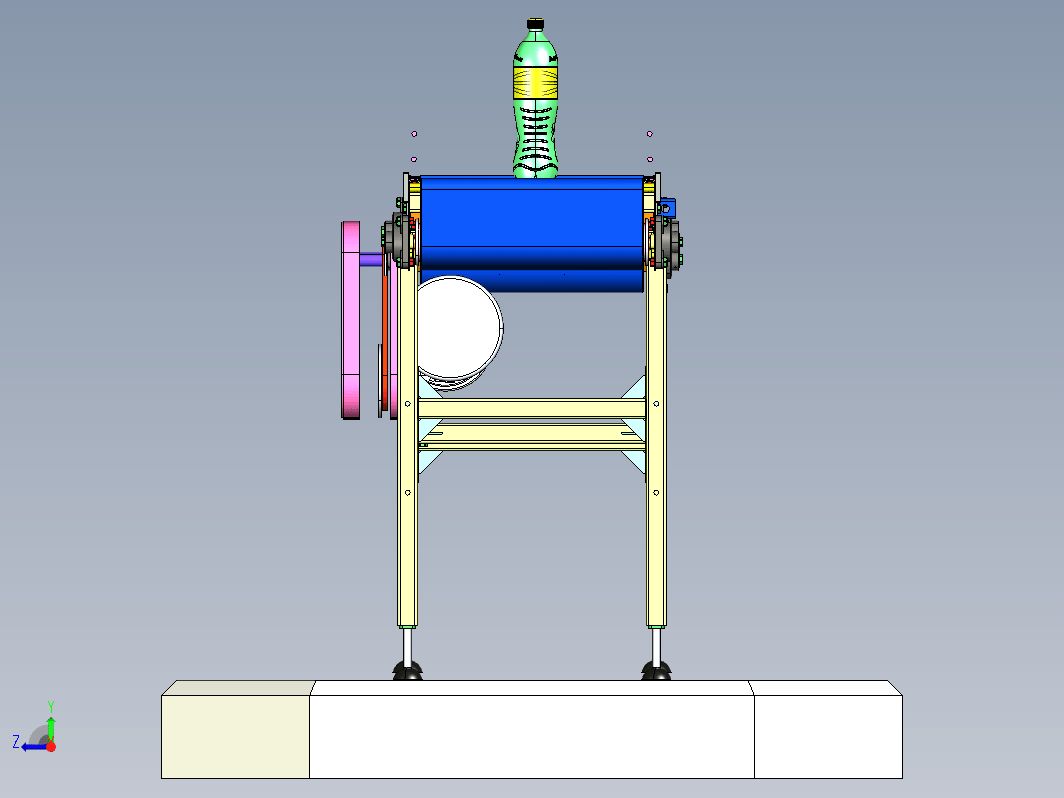 输送机3D数模图 MODULAR CONVEYOR