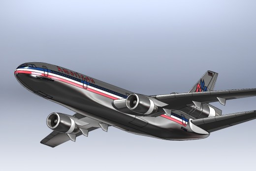 DC-10客机缩略图