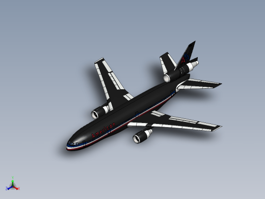 DC-10客机缩略图