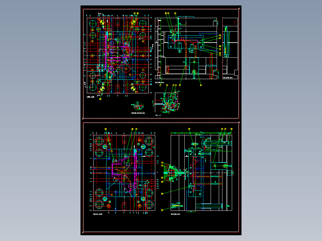 模具结构图—048斜行位