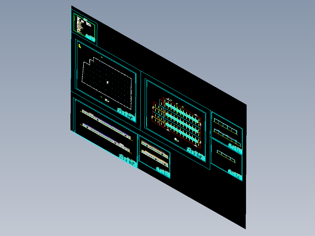 某公司车间一号厂房钢结构CAD