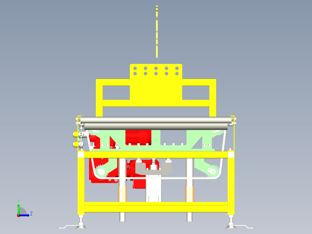 A18_轮胎分流滚筒输送机