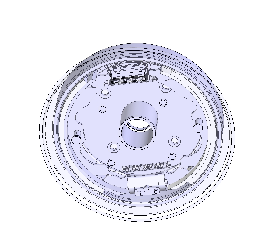 后轮鼓式制动器三维CatiaV5R20带参+说明书