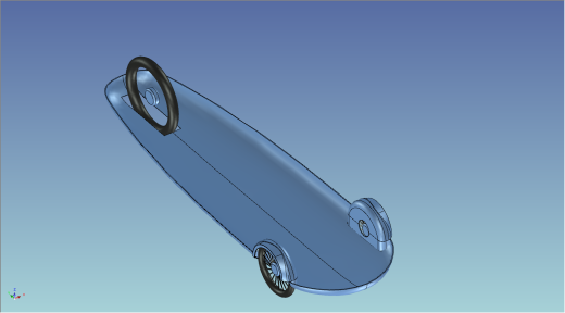 Honda节能竞赛车造型设计三维Step无参+说明书缩略图