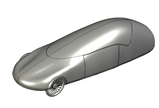 Honda节能竞赛车造型设计三维Step无参+说明书缩略图