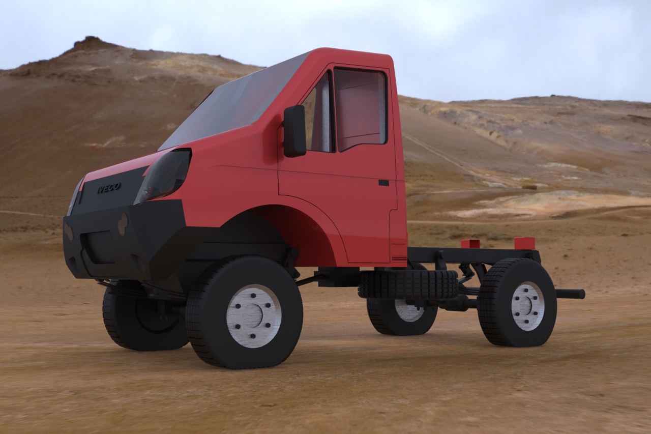 Iveco Daily 55S18W 4X4中卡车