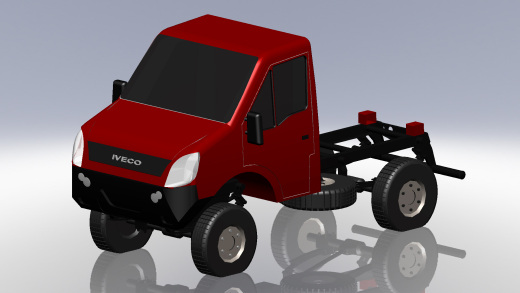 Iveco Daily 55S18W 4X4中卡车缩略图