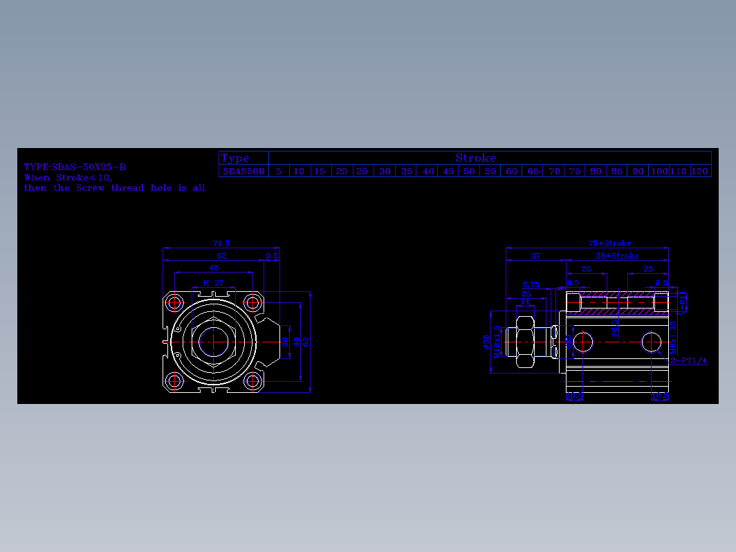 SDA气缸 83-SDA-50-SW