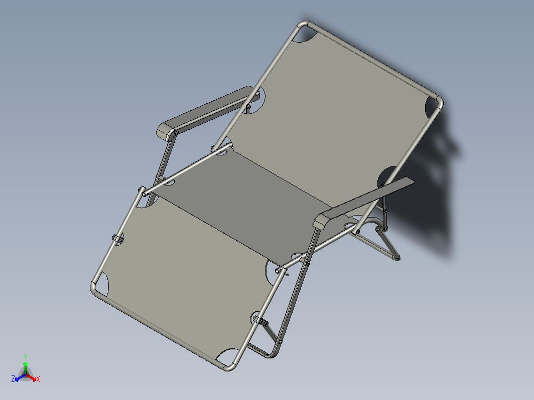 沙滩椅模型3D