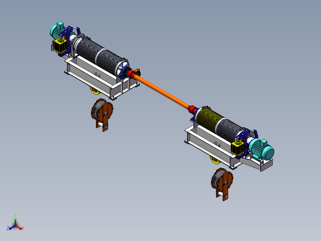 2x25t行星传动卷扬机