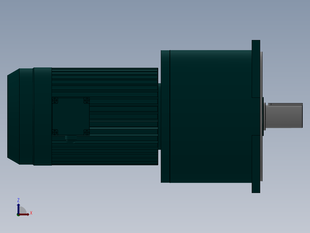 CV-50-3700-15～60立式三相铝壳(刹车)马达减速机[CV-50-3700-20-G4]