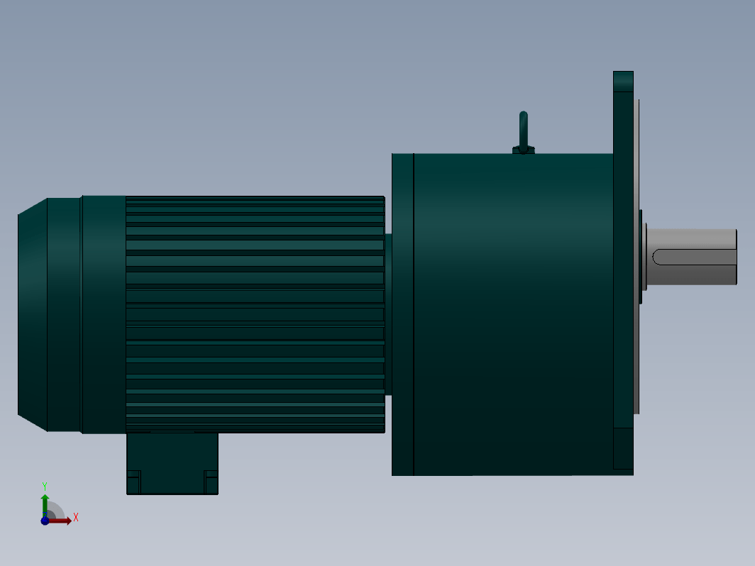 CV-50-3700-15～60立式三相铝壳(刹车)马达减速机[CV-50-3700-20-G4]