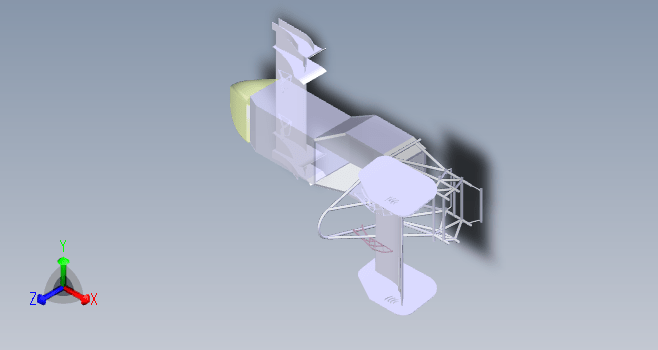 方程式赛车车身车架空气动力学套件设计CatiaV5R2017