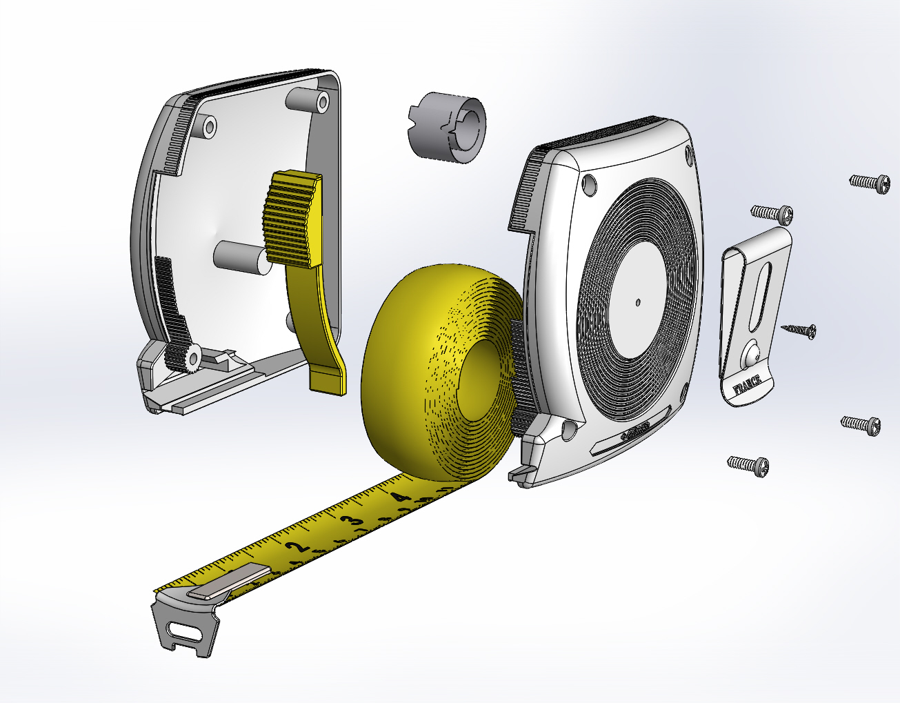 卷尺3D数模图纸 Stanley Tape Measure