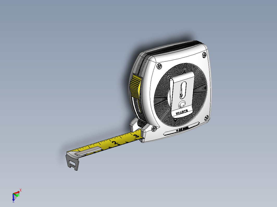 卷尺3D数模图纸 Stanley Tape Measure